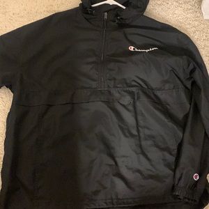 Black Champion Windbreaker